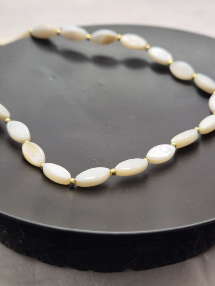 Жемчужные Бусы в классическом стиле с крупными звеньями 1J11332CJJ