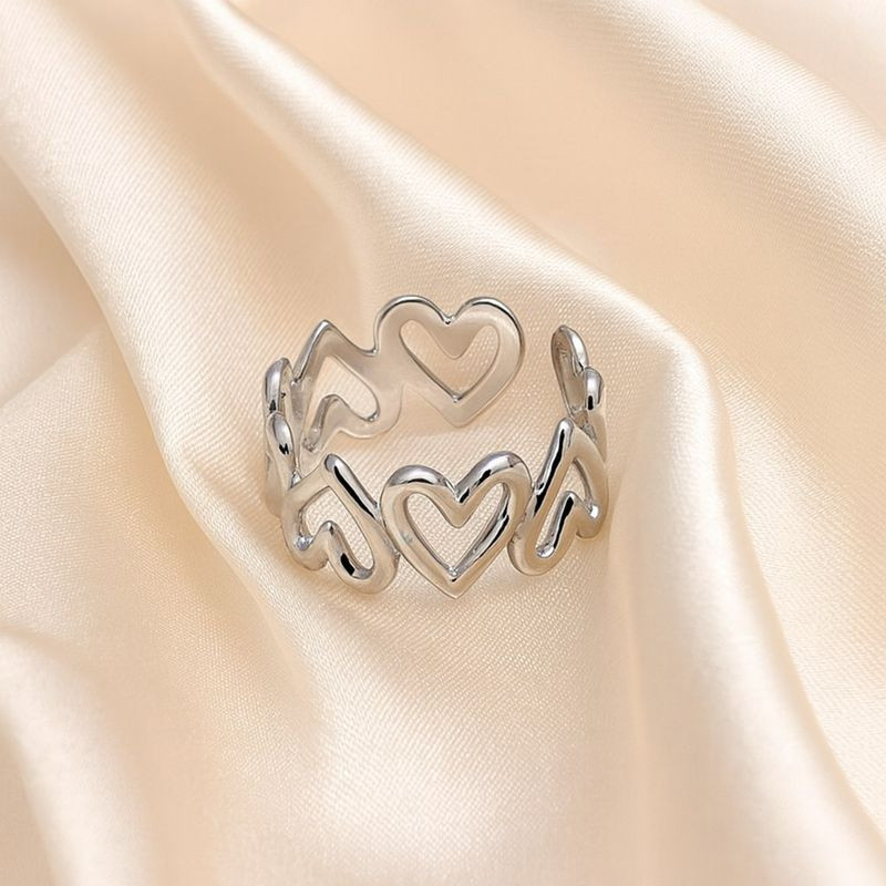 Набор тонких колец с цепочками и плетением 1J12338CJJ