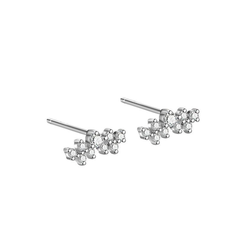 Серьги со звездой и цирконом ASUZ51133