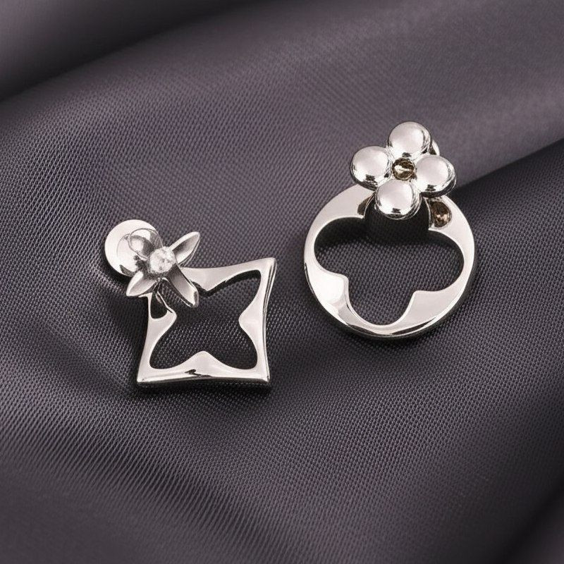 Серьги медь с напылением платиной 1J11997CJJ