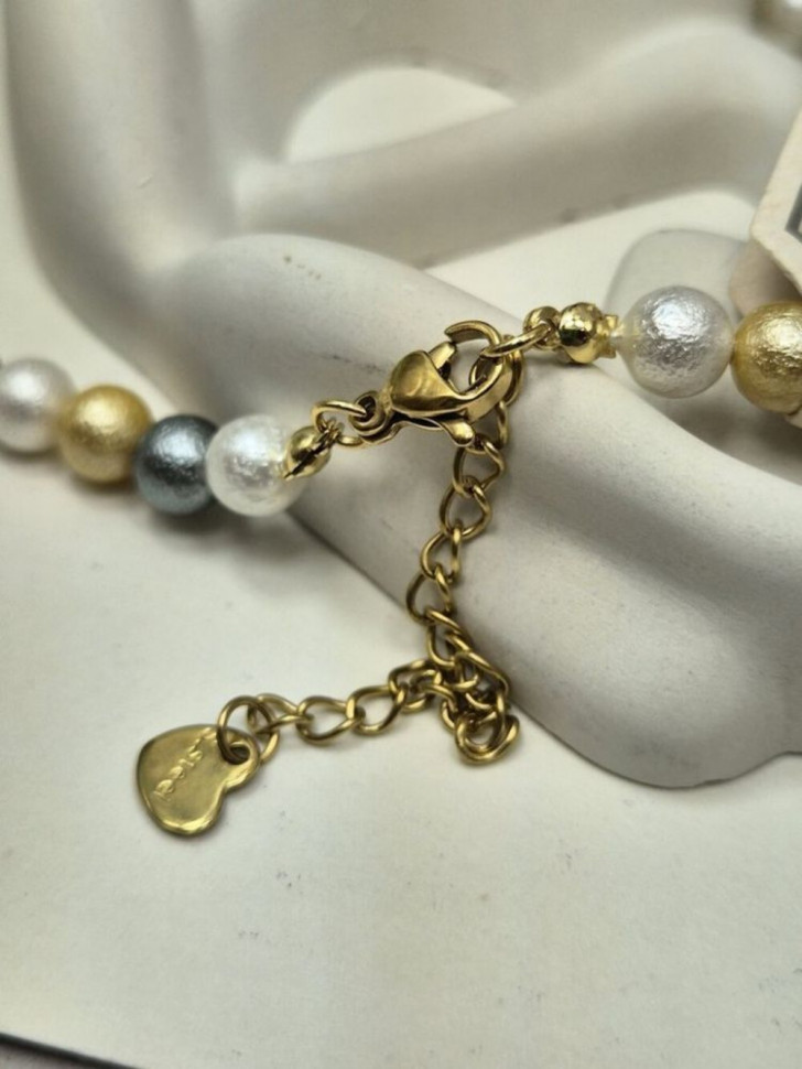 Двухцветные Бусы из жемчуга в стиле фэшн 1J11333CJJ