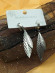 Серьги стальные листья J10210CJJ