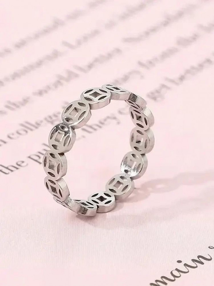 Кольцо стальное иероглиф J10165CJJ Кольцо стальное иероглиф J10165CJJ