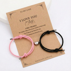 Парные браслеты нежная нить с секретным магнитом