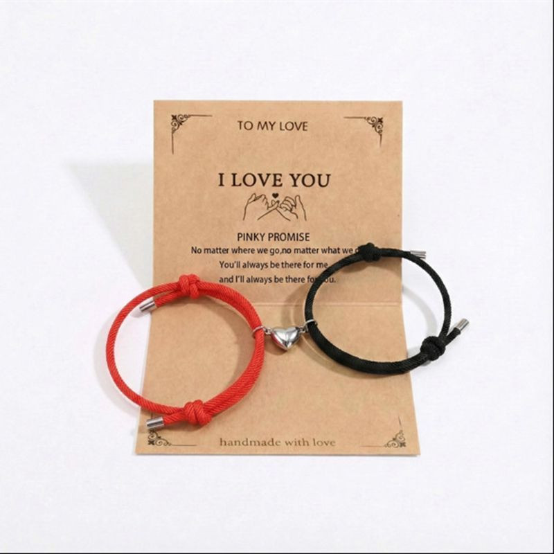 Парные браслеты нежная нить с секретным магнитом