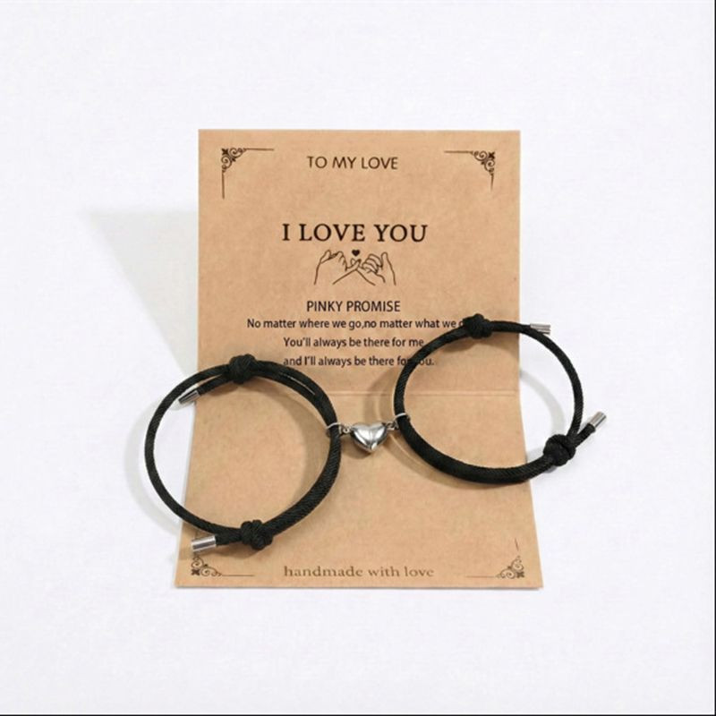 Парные браслеты нежная нить с секретным магнитом