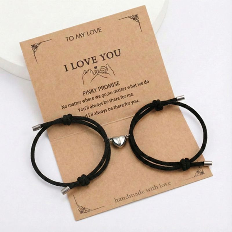 Парные браслеты нежная нить с секретным магнитом