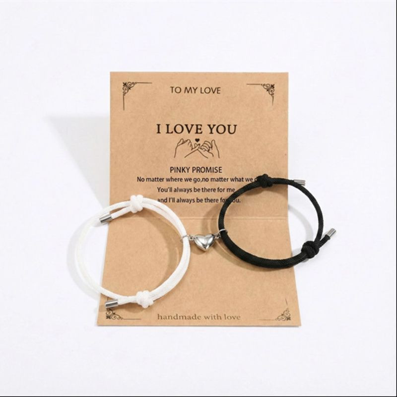 Парные браслеты нежная нить с секретным магнитом