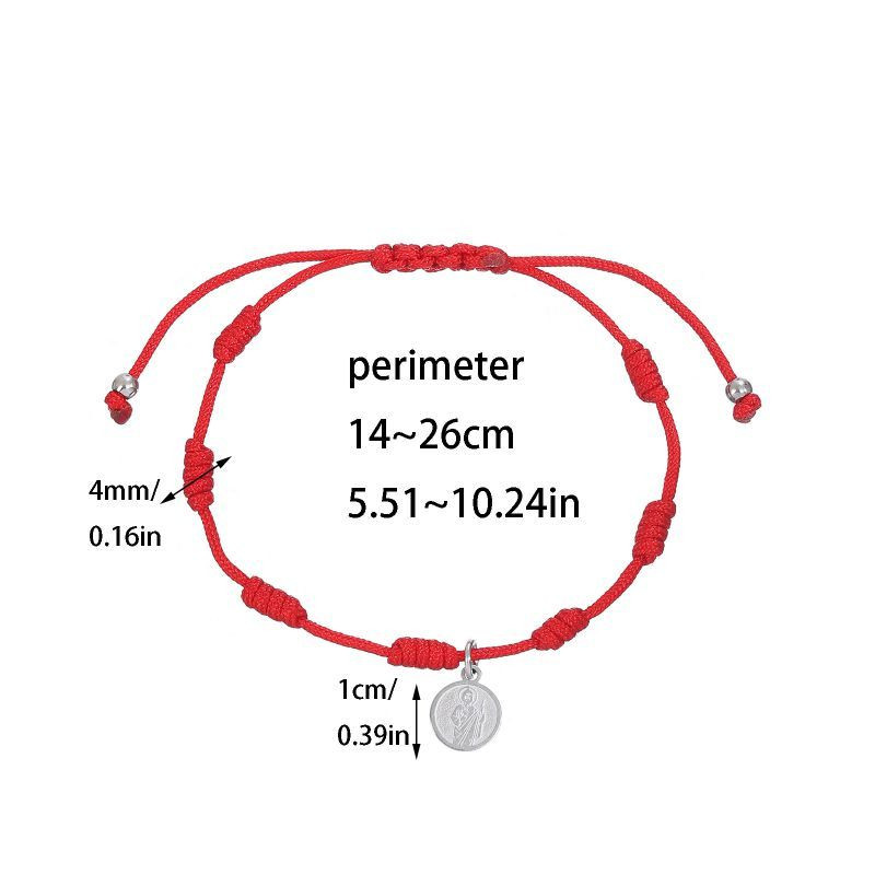 Браслет нить с перламутровой подвеской-диском CJR50637