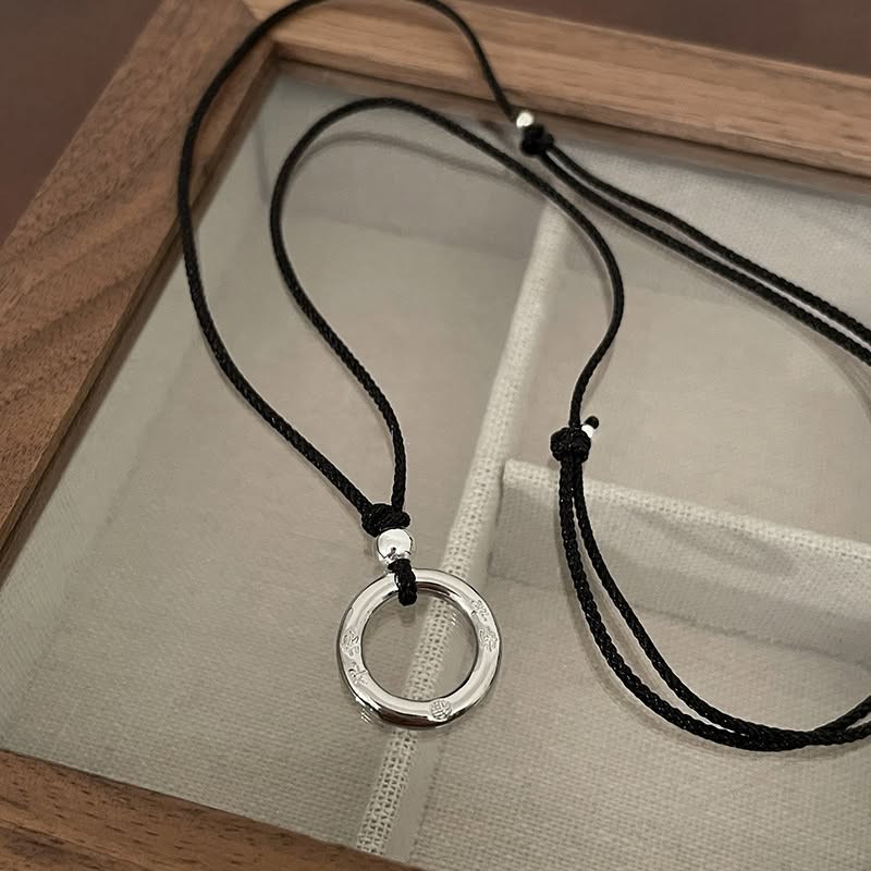 Длинная цепочка на шнурке с кольцом-талисманом 1J11641CJJ Длинная цепочка на шнурке с кольцом-талисманом 1J11641CJJ