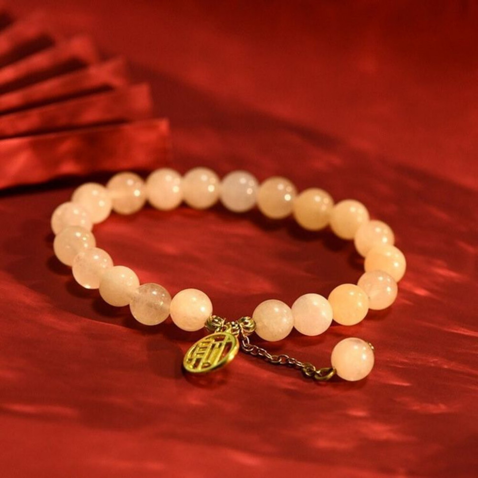 Браслет медовый янтарь с монетками J11057CJJ