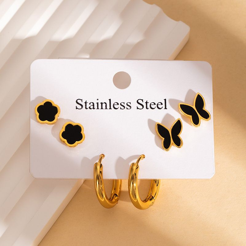 Стальной комплект бижутерии CJN43163 Стальной комплект бижутерии CJN43163