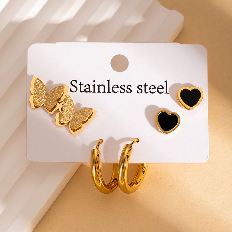 Стальной комплект бижутерии CJN43163 Стальной комплект бижутерии CJN43163