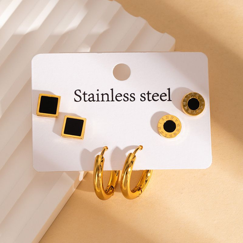 Стальной комплект бижутерии CJN43163 Стальной комплект бижутерии CJN43163