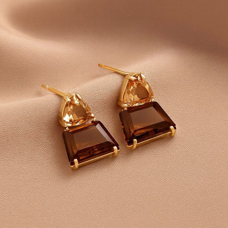 Серьги ювелирный сплав, кристаллы 1J12416CJJ