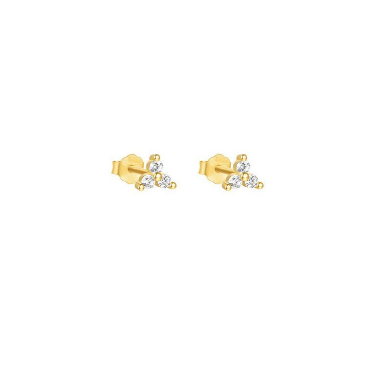 Серьги со звездой и цирконом ASUZ51137