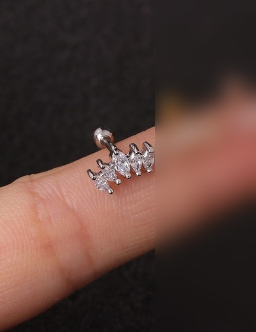 Серьги сталь V43469