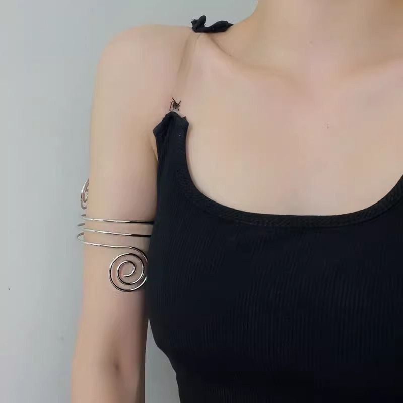 Браслет жесткий спиралевидный на плечо CJL26463