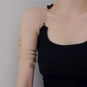 Браслет жесткий спиралевидный на плечо CJL26463 Браслет жесткий спиралевидный на плечо CJL26463