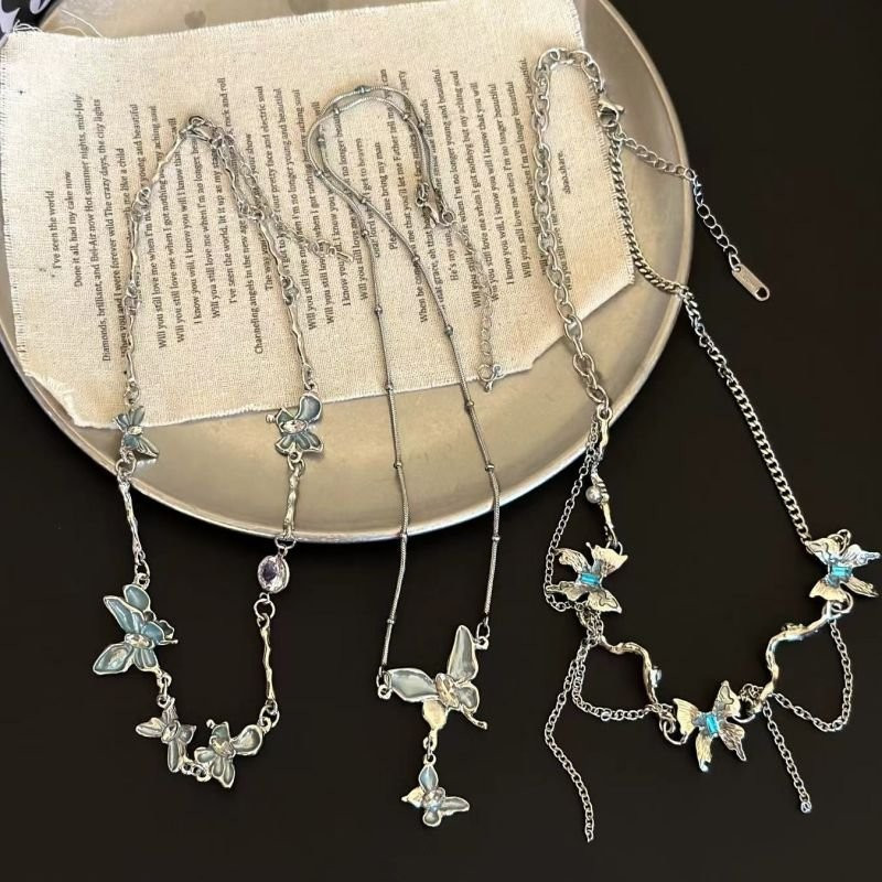 Оригинальное Ожерелье с декоративными бабочками CJD84022