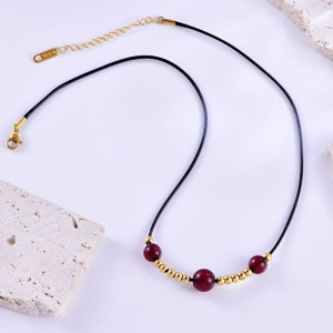 Колье из стали CJG24690