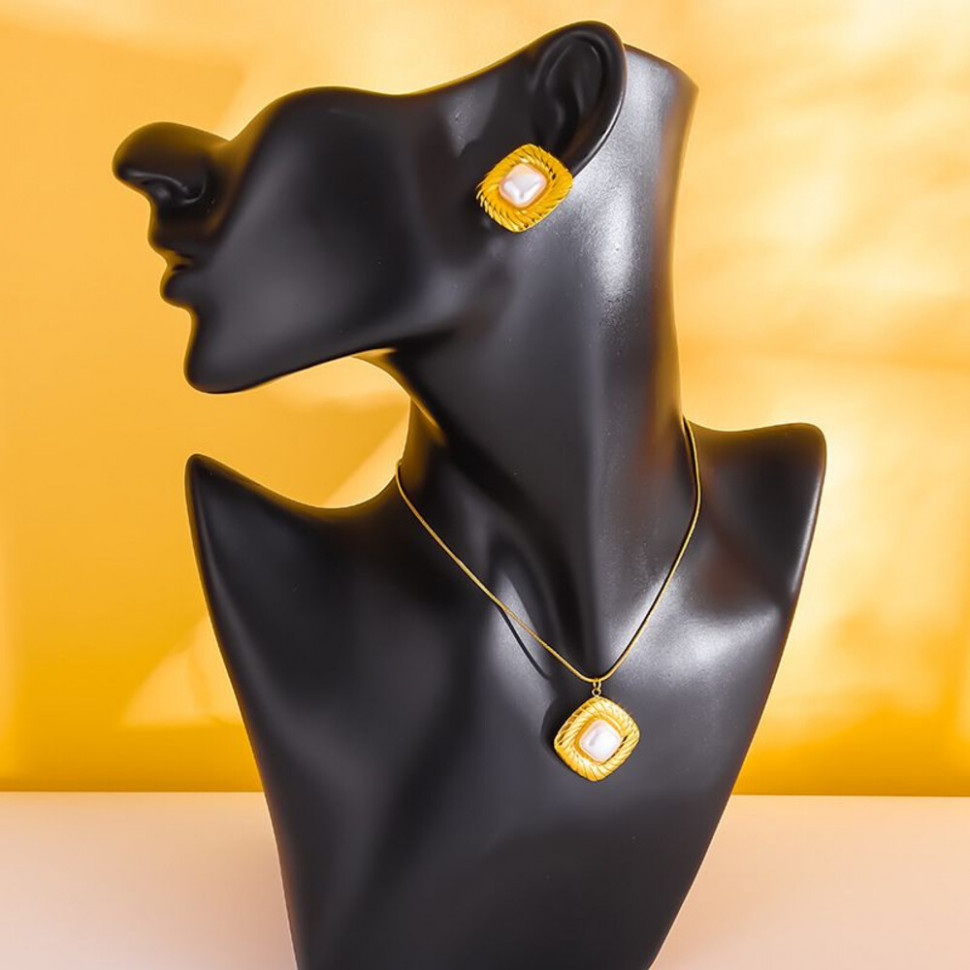 Серьги сталь CJJ07966 Серьги сталь CJJ07966