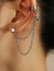 Длинные серьги P43498MSK