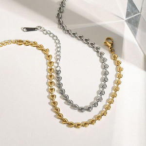 Браслет стальной классического плетения в серебристом цвете CJL40402 Браслет стальной классического плетения в серебристом цвете CJL40402