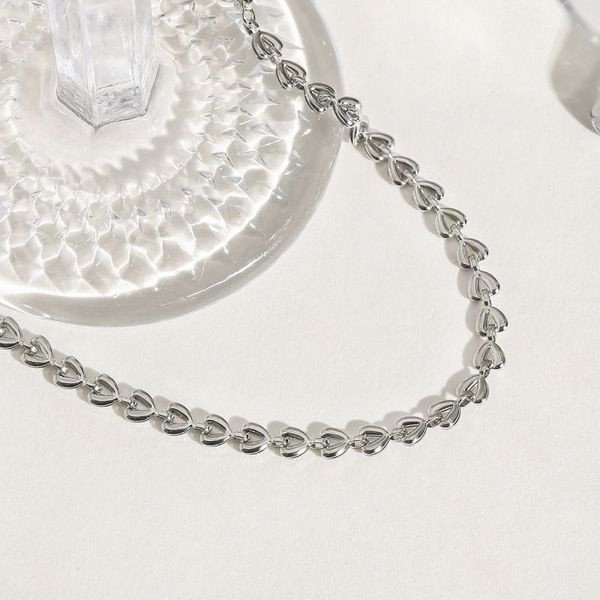 Браслет стальной классического плетения в серебристом цвете CJL40402