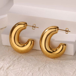 Серьги сталь CJL47139 Серьги сталь CJL47139