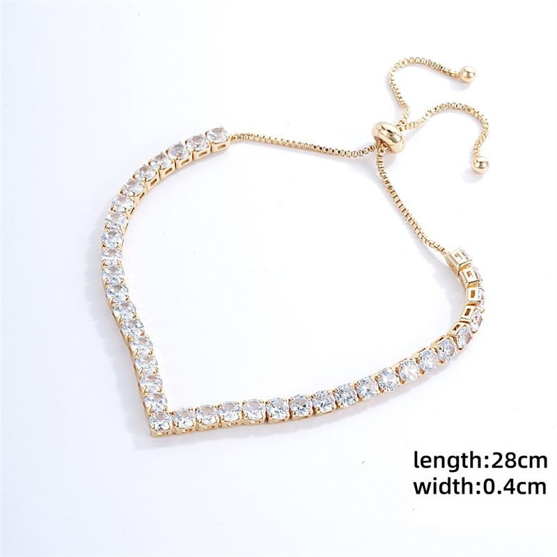 Браслет-слайдер с геометрическим контуром CJG31502