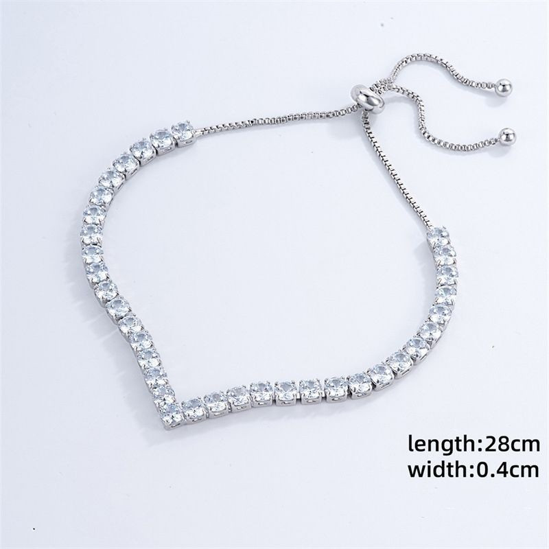 Браслет-слайдер с геометрическим контуром CJG31502