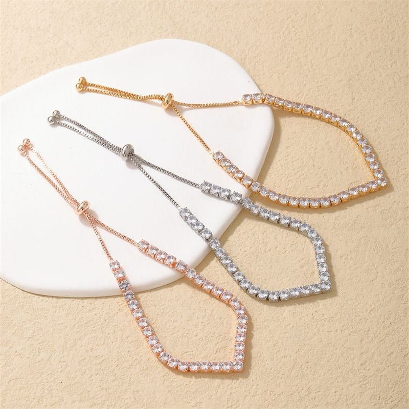 Браслет-слайдер с геометрическим контуром CJG31502