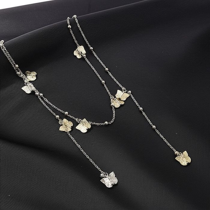 Многослойный сотуар с порхающими бабочками 1J11644CJJ