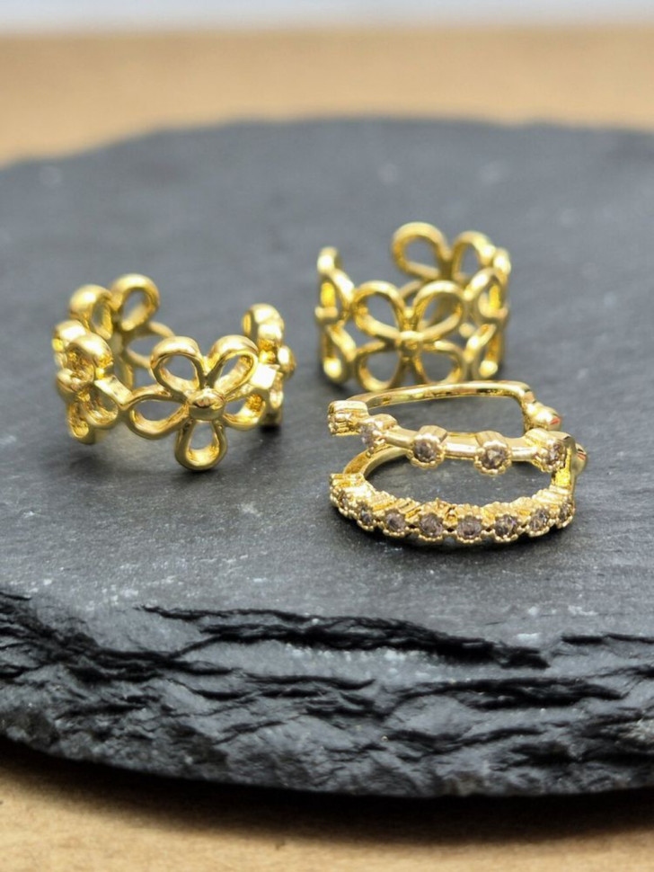 Кафф медь с напылением золотом J11008CJJ Кафф медь с напылением золотом J11008CJJ