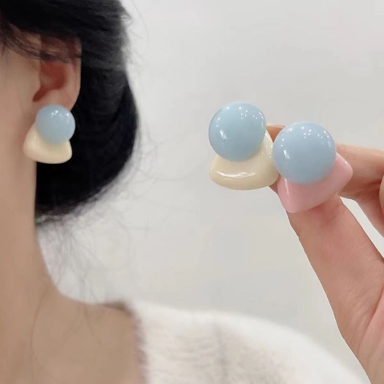 Серьги гвоздики акрил J11478CJJ Серьги гвоздики акрил J11478CJJ