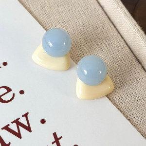 Серьги гвоздики акрил J11478CJJ Серьги гвоздики акрил J11478CJJ