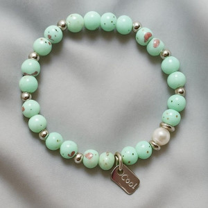 Браслет из матовых бусин с эффектом камня 1J12176CJJ Браслет из матовых бусин с эффектом камня 1J12176CJJ