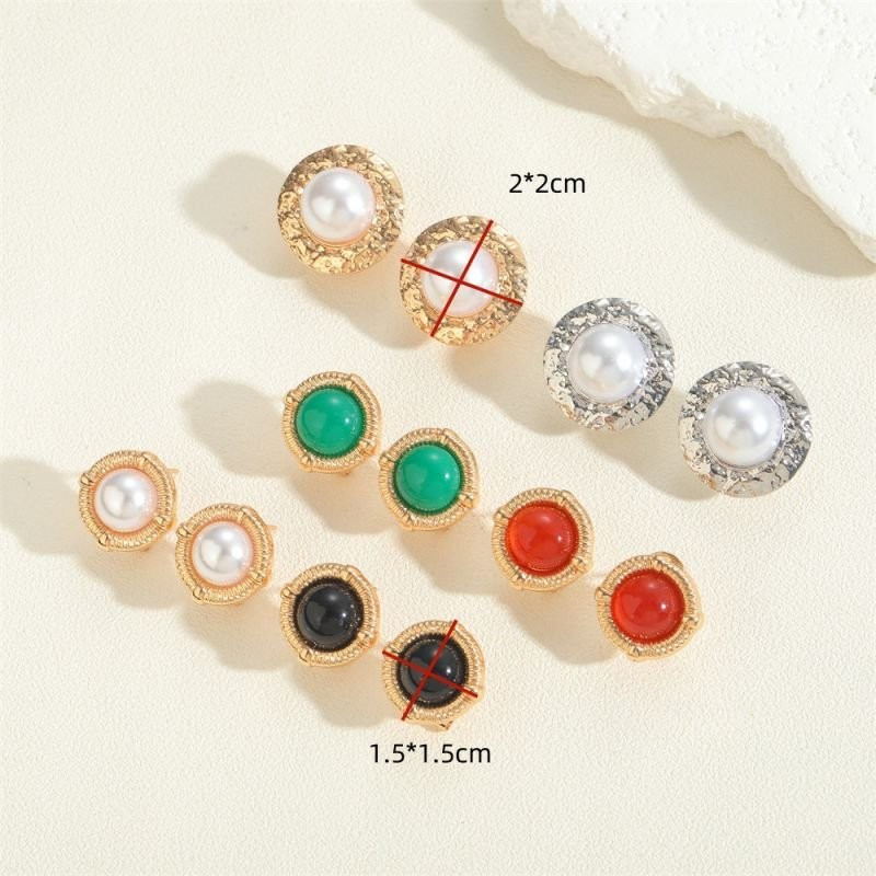 Серьги-пусеты Жемчуг в серебристом сиянии CJC96447