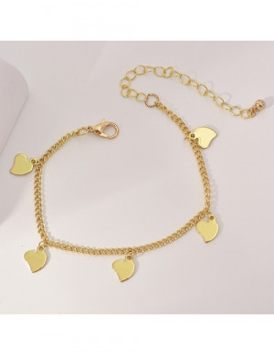 Браслет с подвесками сердцами R80238 Браслет с подвесками сердцами R80238