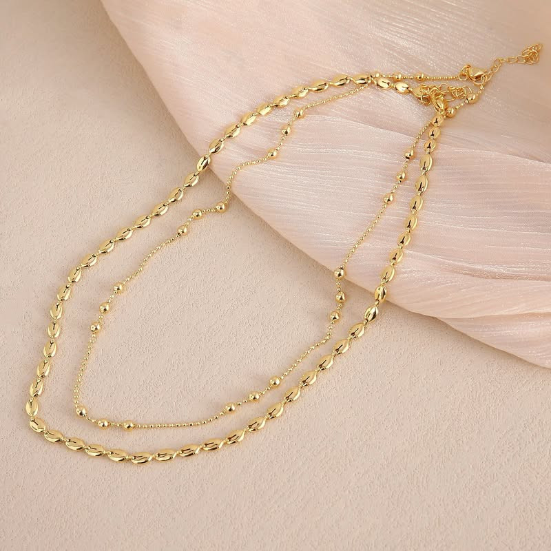 Колье напыление золотом 1J11645CJJ