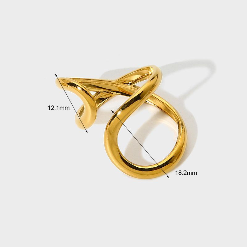 Массивное кольцо-решетка с вертикальными прорезями CJT27516