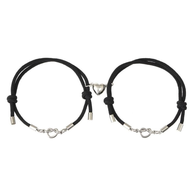 Браслет парный с сердцем и ключом N81392