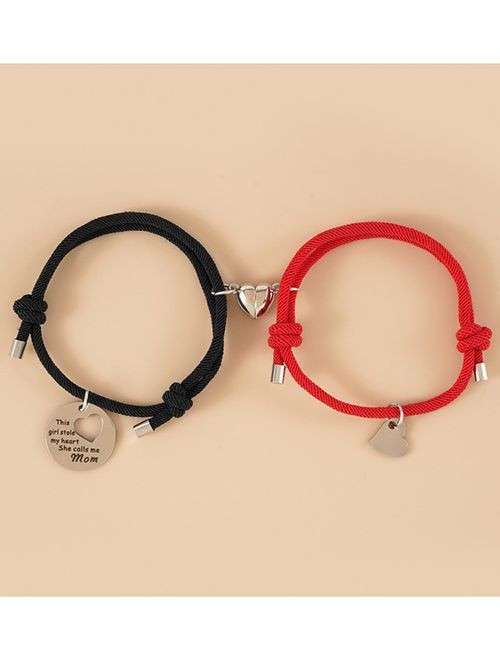 Парные браслеты морской бриз с символичными подвесками