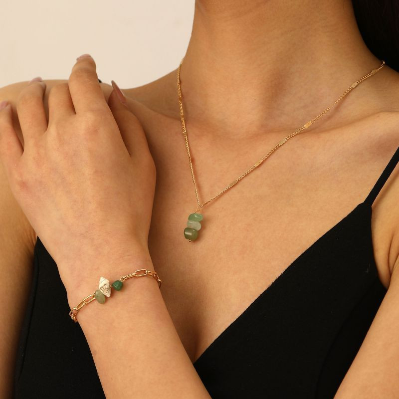 Браслет из двойной цепи с подвесками CJL92303