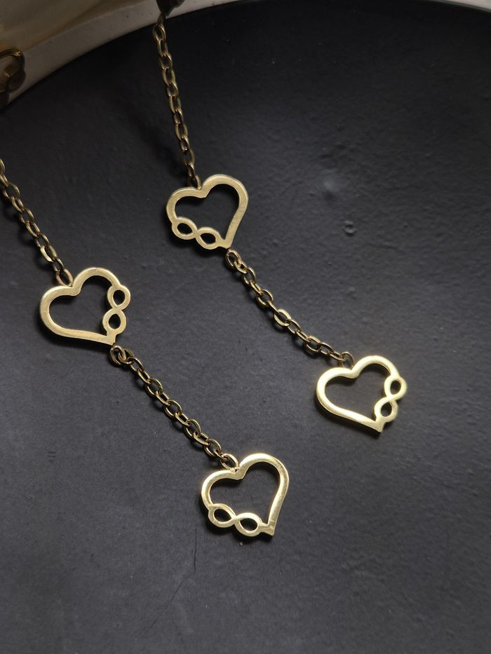 Серьги медицинская сталь с напылением золотом J10361(CJJ) Серьги медицинская сталь с напылением золотом J10361(CJJ)