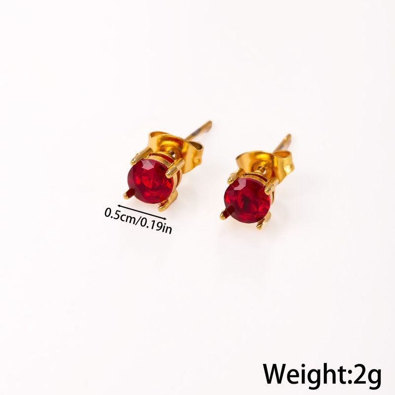 Серьги с овальным элементом из титановой стали CJX85287