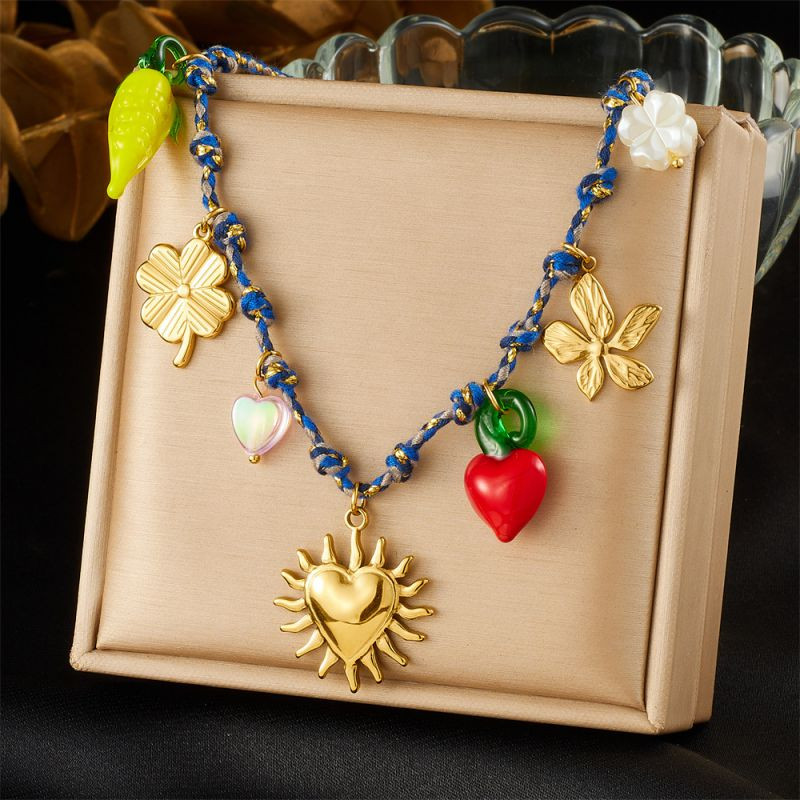 Колье из стали CJR62474