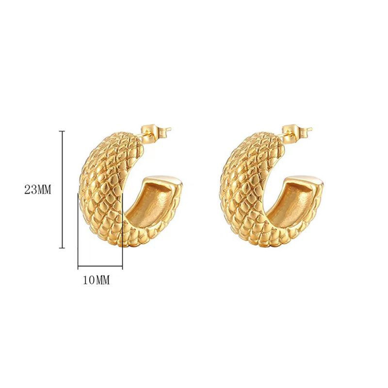 Серьги сталь CJL17979 Серьги сталь CJL17979