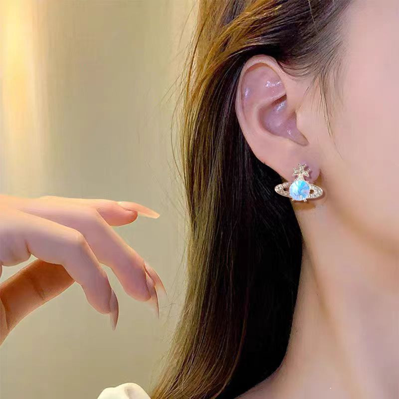 Серьги-гвоздики ювелирный сплав с камнями 1J12345CJJ Серьги-гвоздики ювелирный сплав с камнями 1J12345CJJ